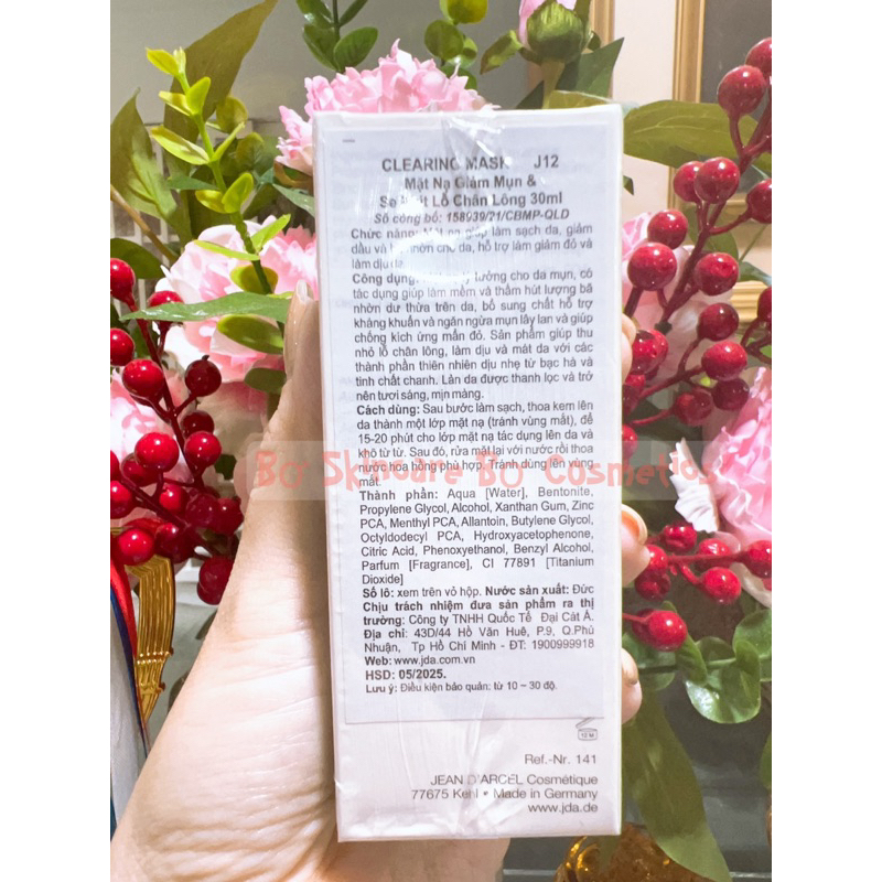(HÀNG CTY) Mặt nạ  Clearing Mask Jean D’arcel cho da dầu mụn