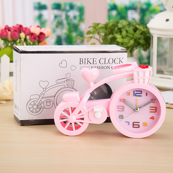 Đồng hồ báo thức để bàn xe đạp siêu kute Dma store