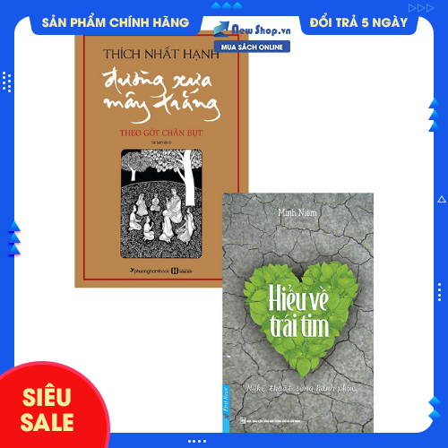 Sách - combo hiểu về trái tim + đường xưa mây trắng - bìa cứng - newshop