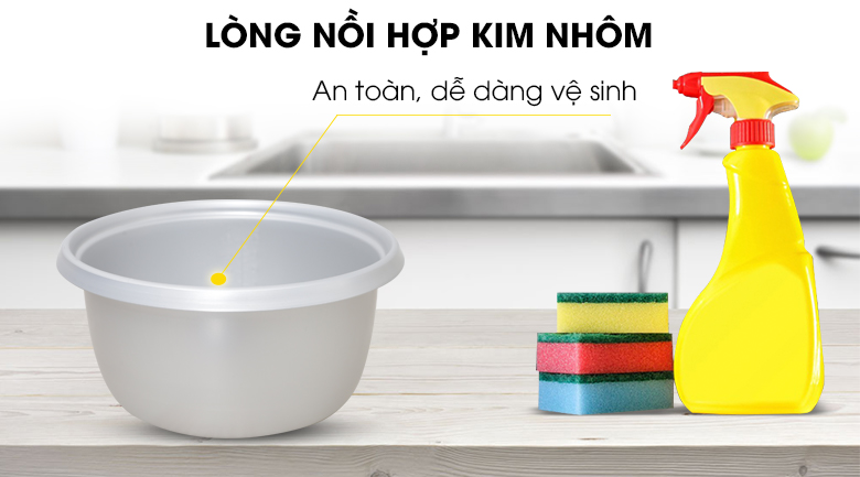 Nồi cơm điện Sharp 1.8 lít KSH-D19V ( Hàng trưng bày )