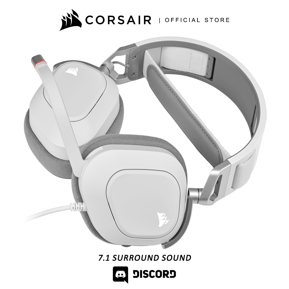 CORSAIR Headset HS80 RGB WIRELESS Premium Gaming Headset with Spatial