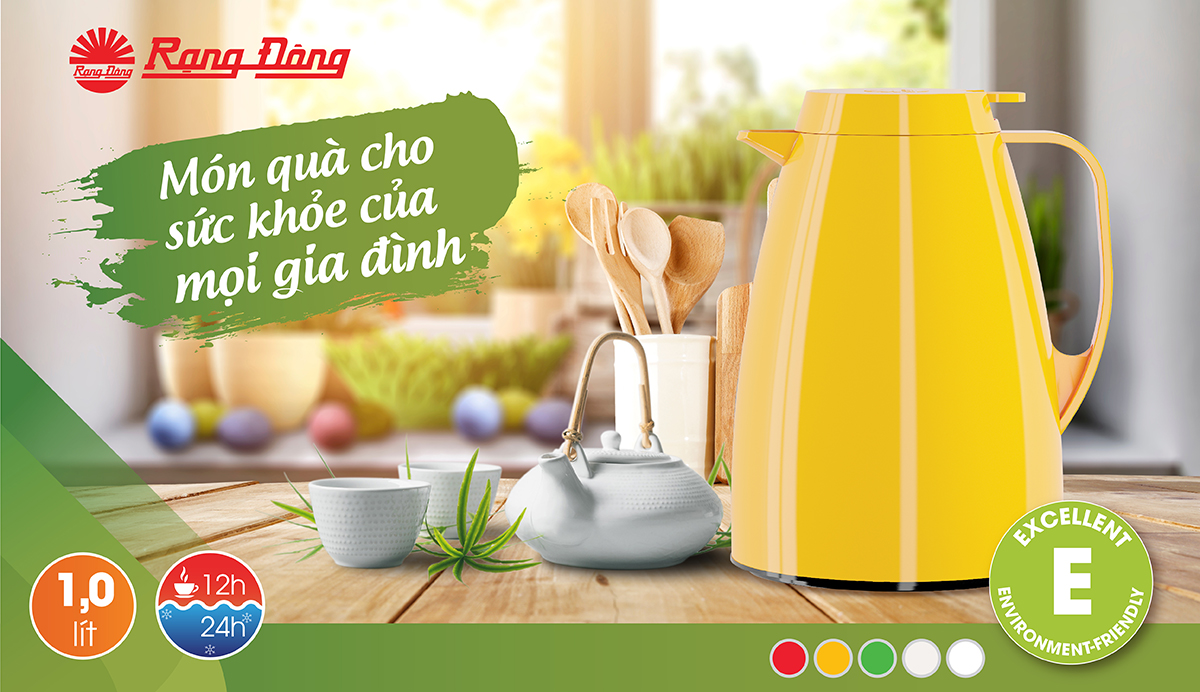 Phích pha trà giữ nhiệt Rạng Đông RD-1542 N2.E (1.5 lít)