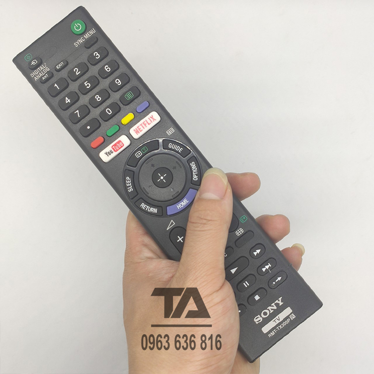 Điều khiển tivi sony tx300p - MỚI