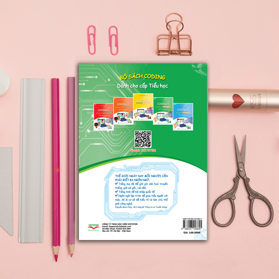 Sách Coding 4 Lập Trình Với Scratch 3 (Dành Cho Học Sinh Lớp 4 - Hành Trang Cho Tương Lai)