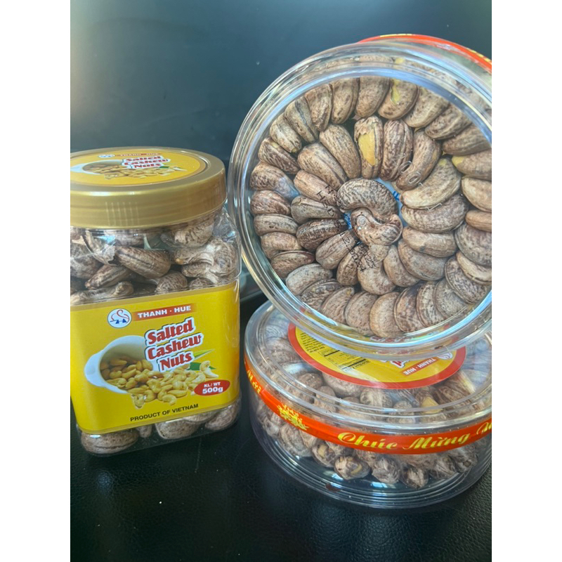 Hạt Điều Rang muối xếp hoa hộp 500gr