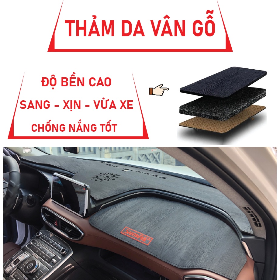 Thảm taplo xe ford focus 2006 2007 2008 2009 2010, thảm taplo che nắng da carbon, nhung cao cấp