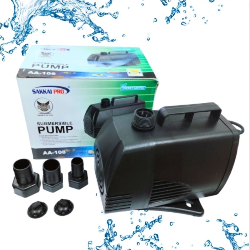 SAKKAI PRO AA 108 Pompa Kolam Air Mancur Hidroponik