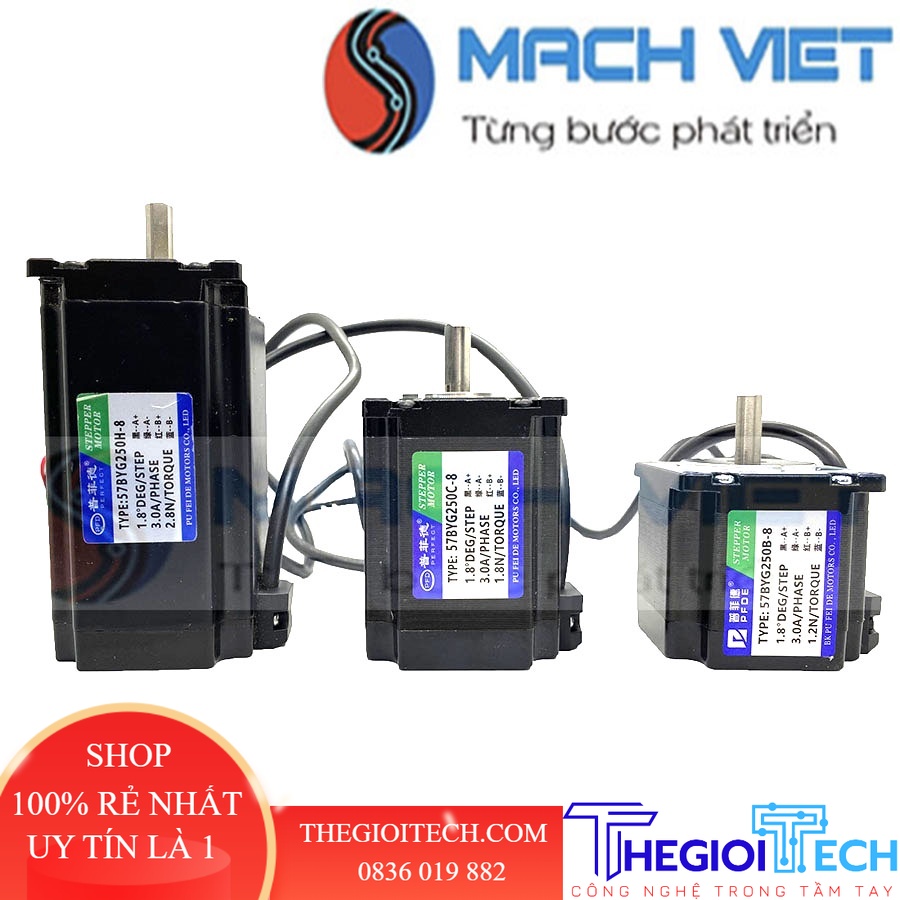 Động cơ bước 57 giá rẻ - step motor 57 pfde
