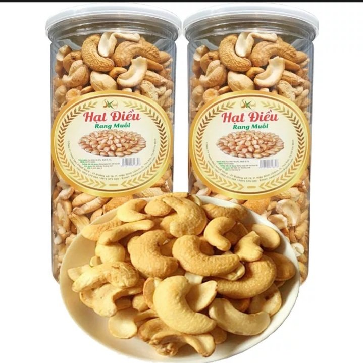 HẠT ĐIỀU SẠCH VỎ RANG MUỐI 500g