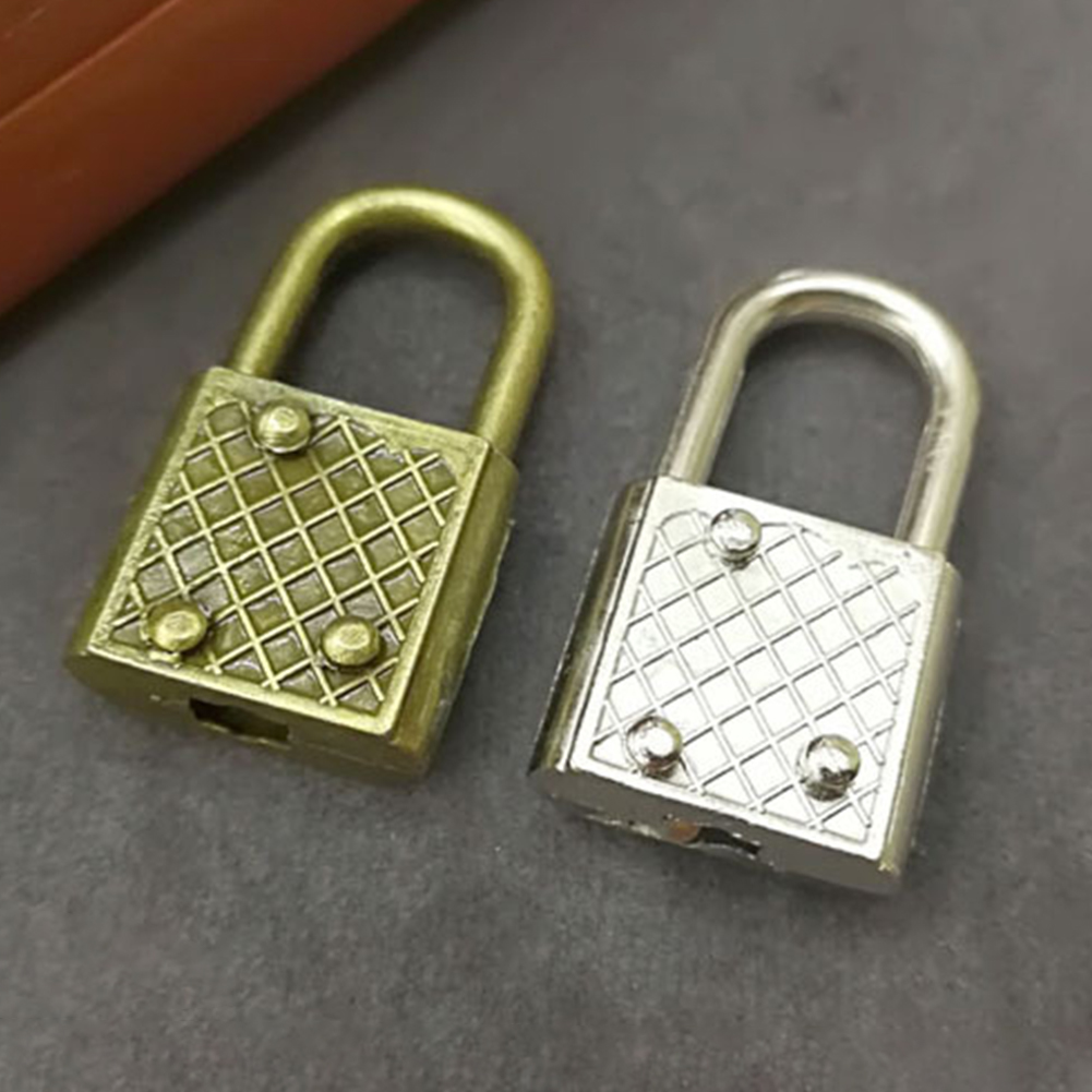 Notepad Padlock Retro Padlock Lock Notebook Luggage Belt Padlock Lock With Key Notebook Safety Lock Home Hardware Accessory. 