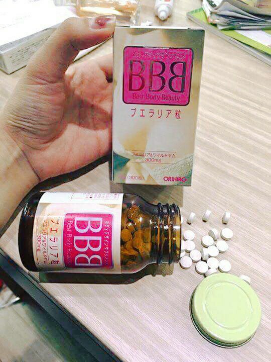Viên uống nở ngực BBB Orihiro 300 viên