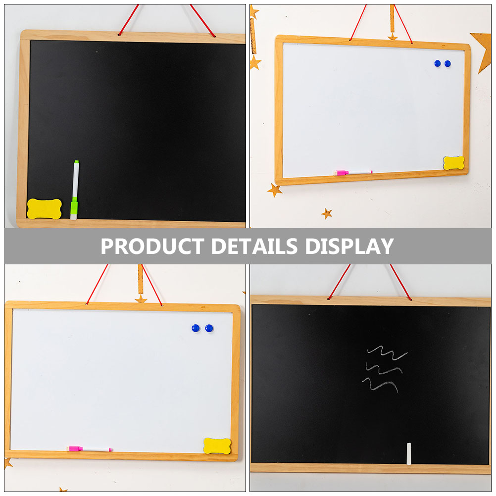 %E3%80%90Hottest%20Trends%E3%80%91Double-sided%20Blackboard%20Whiteboard%20Practical%20Wooden%20Writing%20Chalkboard%20-%20Image%202