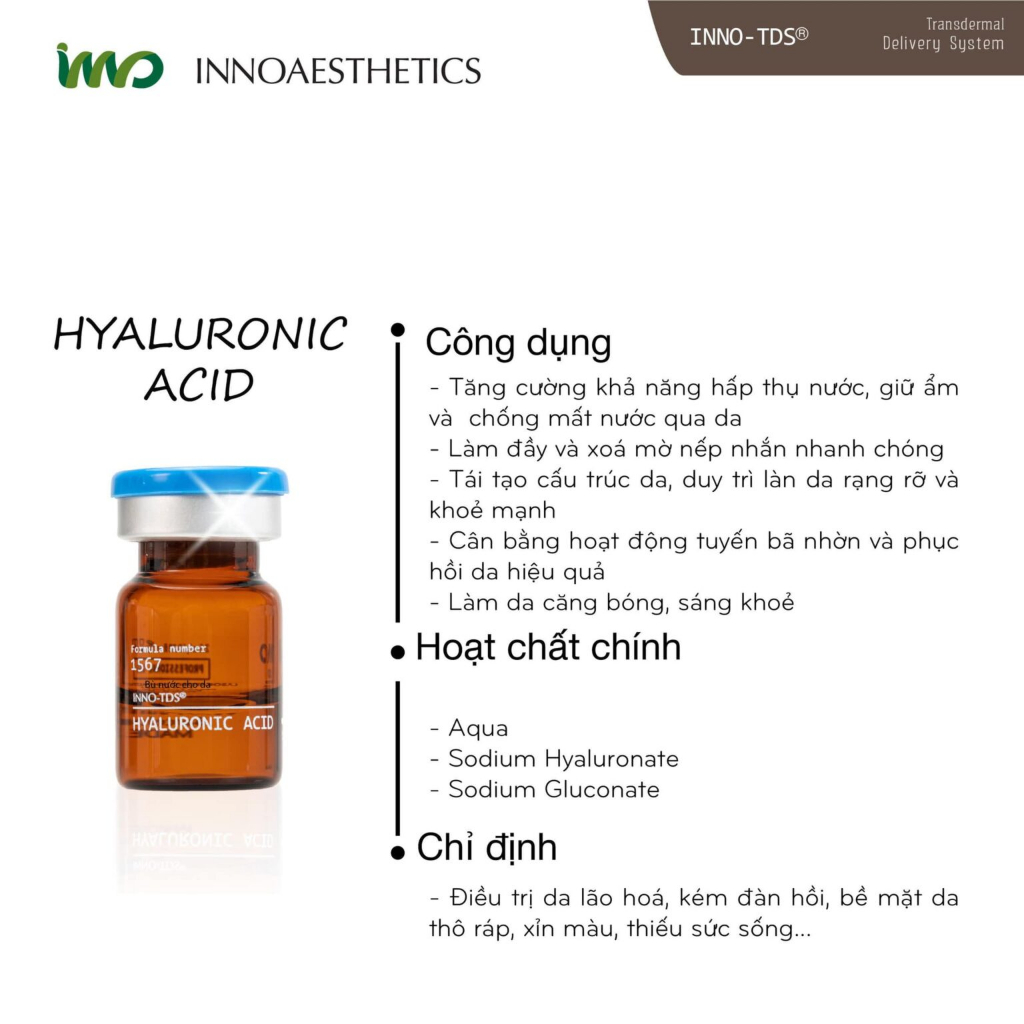 Tinh chất Meso INNO - DNA,Hyaluronic,Vitamin,Restructurer,AKN,TIGF...tái sinh phục hồi ,cấp ẩm và trẻ hoá da