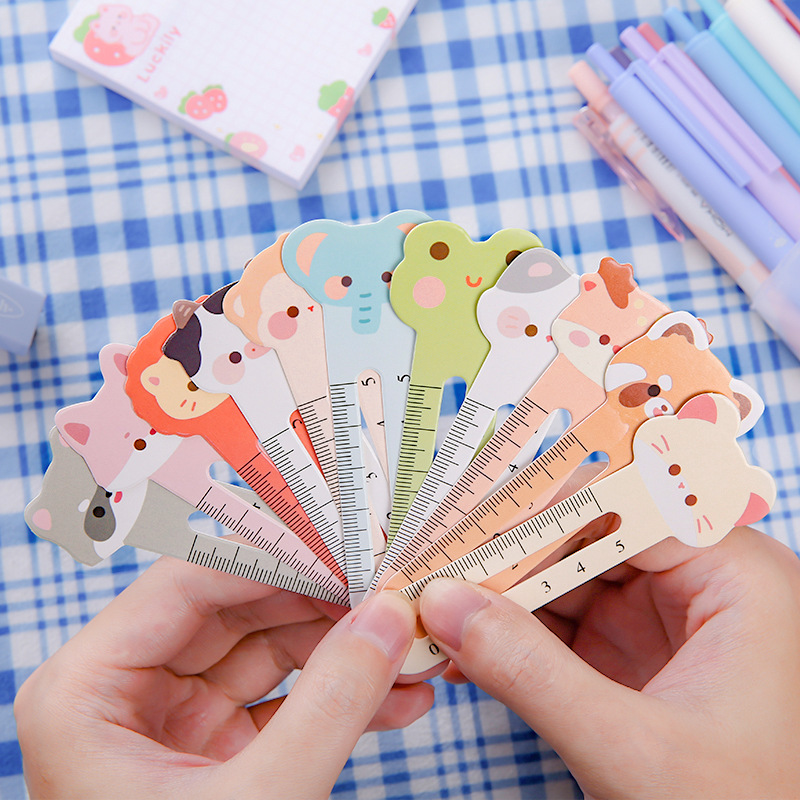 Fun Express Ruler Bookmarks 【InnovateWorld】30 Pcs Animal Funny Bookmarks Cartoon Cute Bookmarks ...
