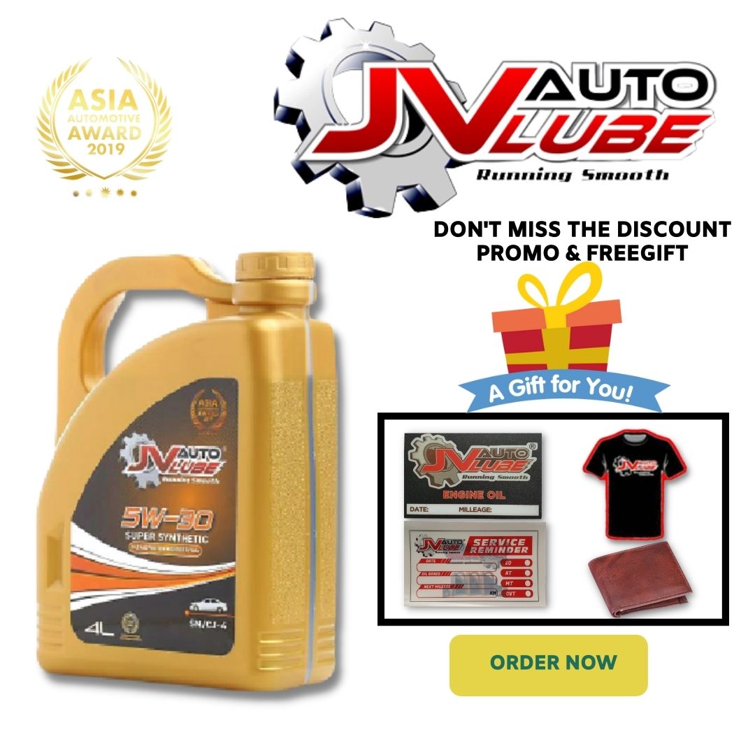 (FREE SHIPPING) Jv Auto Lube Engine Oil 5W-30 + freegift | Lazada