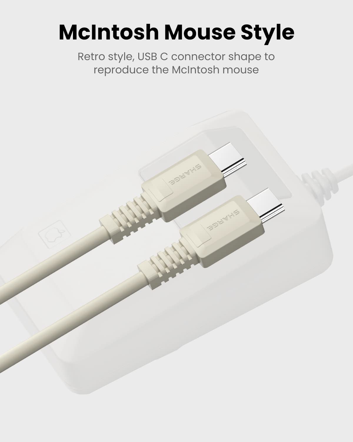 Sharge/Shargeek USB C to USB C Cable,Type C Cable Fast Charging Cable for MacBook,iPad,Samsung,Pixel,Switch etc(100W 3.9ft)