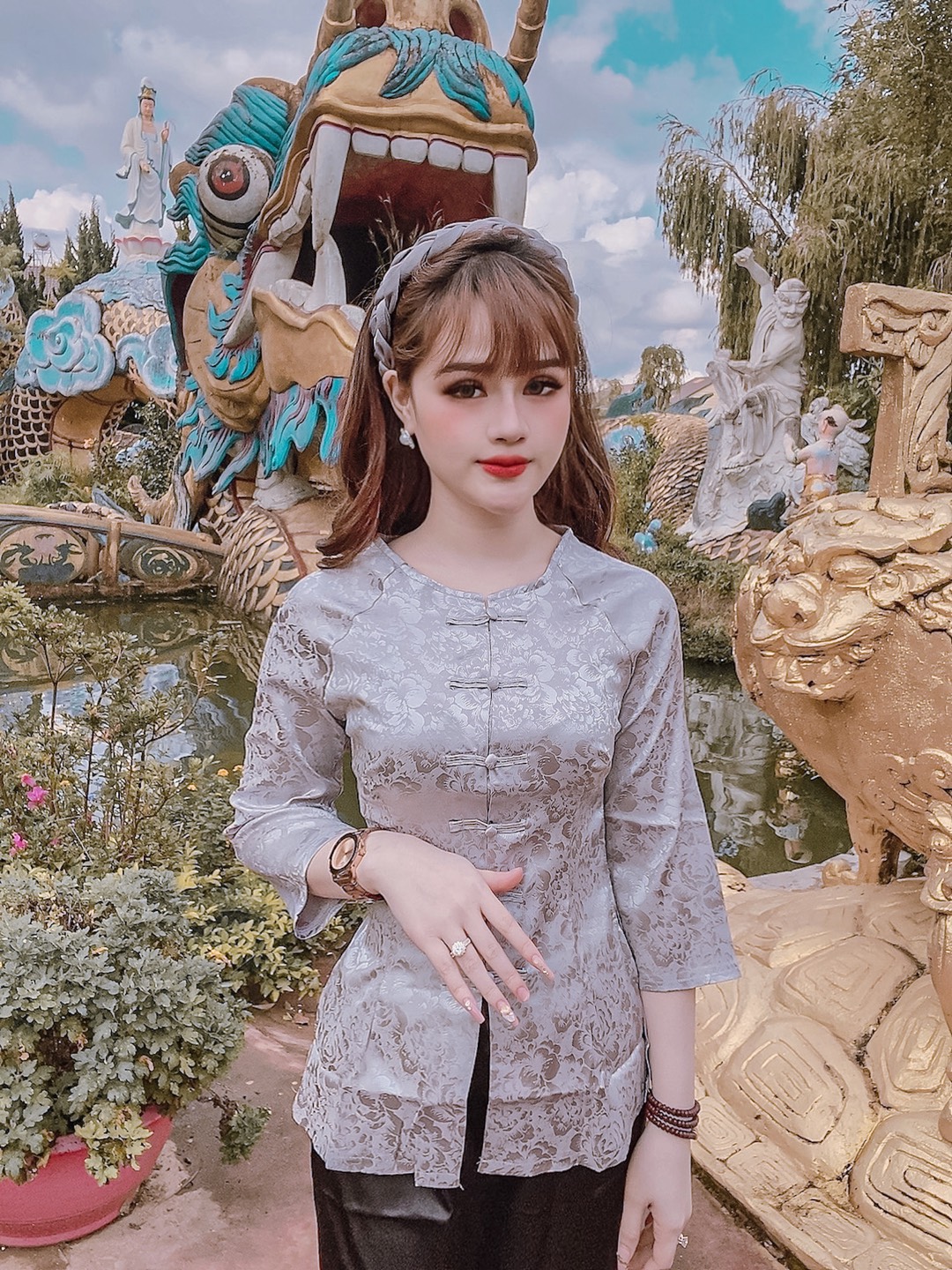 SET BÀ BA GẤM SANG TRỌNG D12