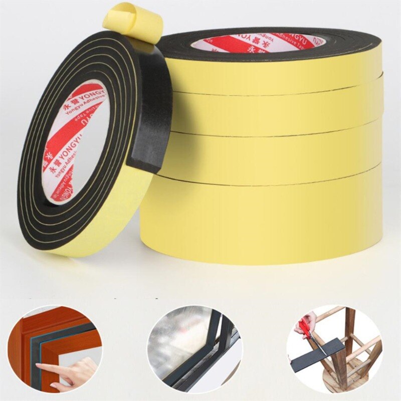 2M/4M Home Insulation Tape Dustproof Windproof Weather Stripping
