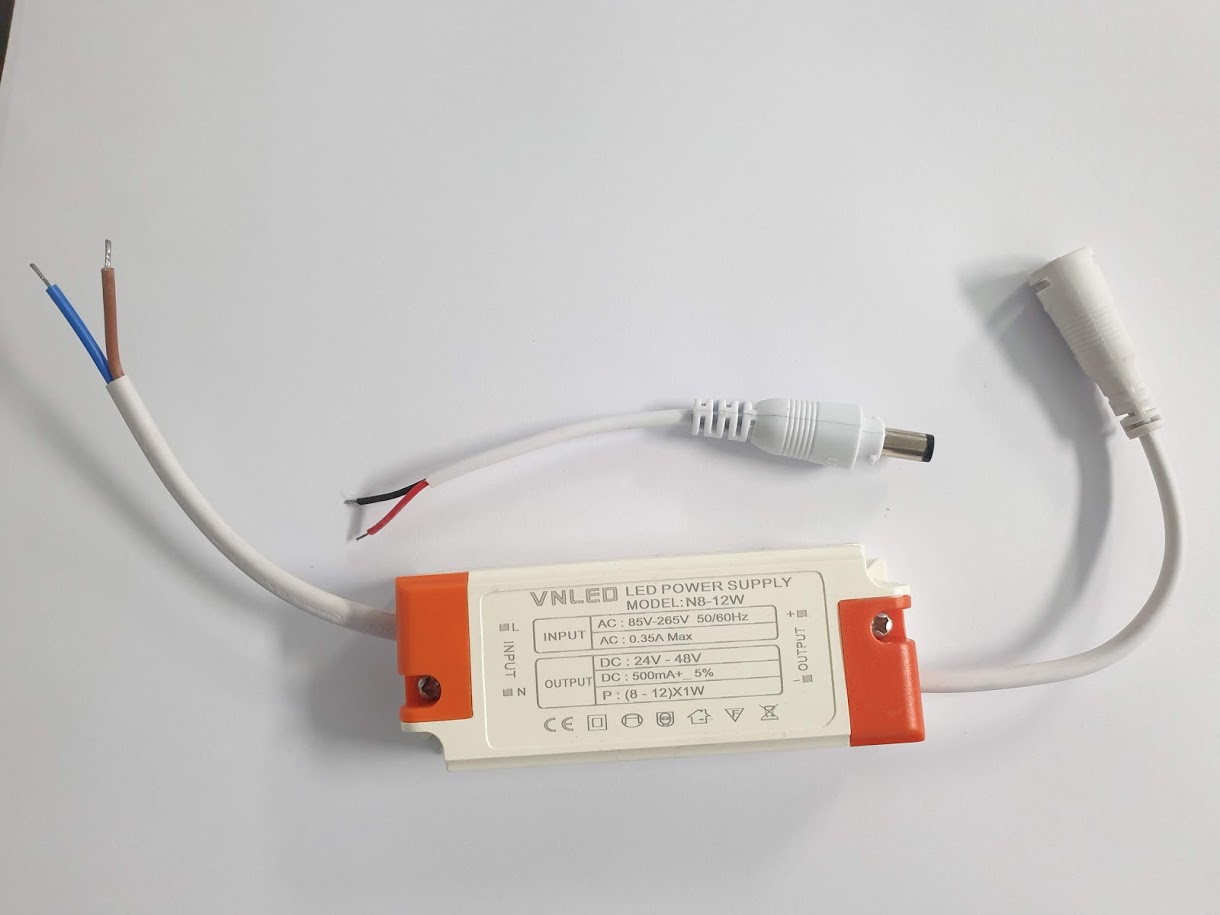 Nguồn đèn led âm trần 8W đến 12W