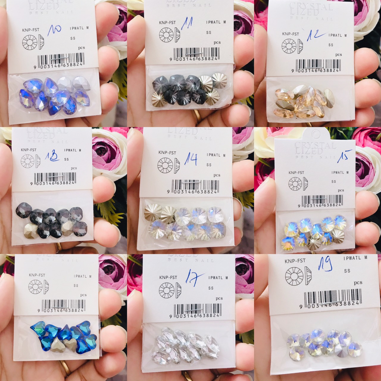 Đá khối siêu sáng dành cho Nail 15k/1 bịch (10 viên)