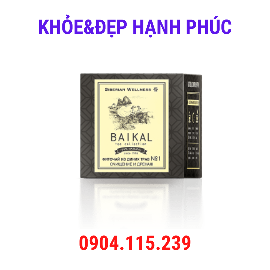 [Trà gan ruột thận N1] Trà thảo mộc Baikal tea collection. Herbal tea N1 - 30 túi
