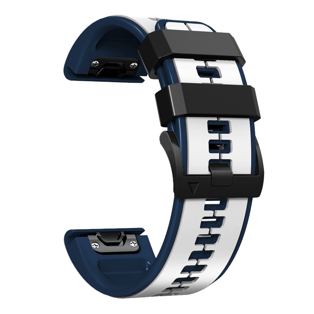 1 quickfit 22mm 26mm silicone strap for garmin approach s70 47mm/fenix 7x pro 7 6x pro 6pro 5 5x plus watchband