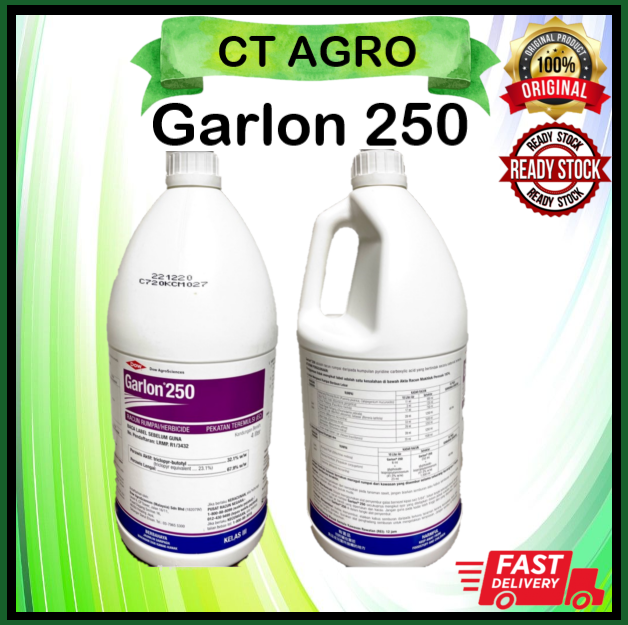 Garlon 250 4Liter Racun Rumpai / Herbicide Ready Stock Triclopyrbutotyl 32.1 除草剂 / 杀树药水 Lazada