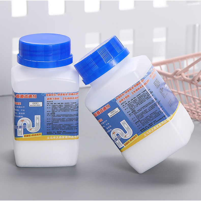 Lọ Thông Cống Vuông Nắp Xanh Cực Mạnh