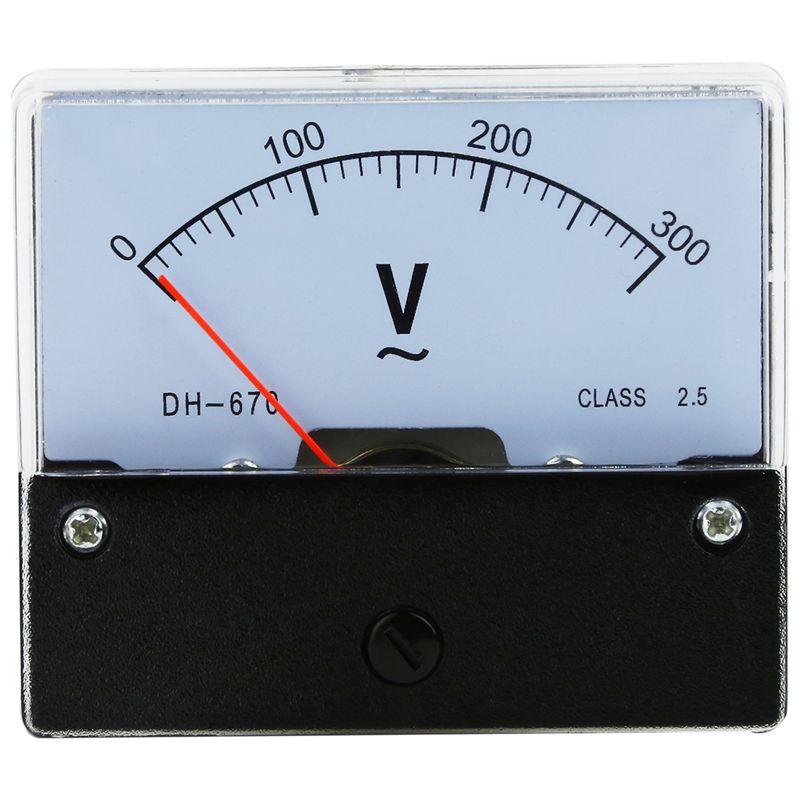 Class 2.5 AC 0-300V Analog Voltage Voltmeter Gauge Panel Meter 69L9 