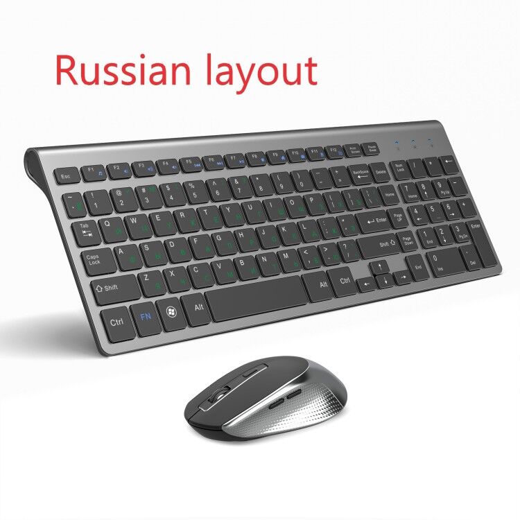 French Keyboard Wireless Mouse Azerty Suitable For Game PC Player IMAC TV French Keyboard Mouse Wireless Game Keyboard