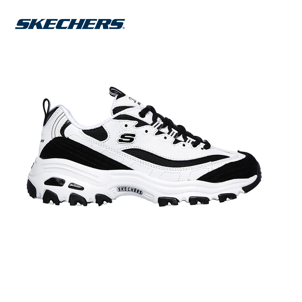 skechers black white shoes