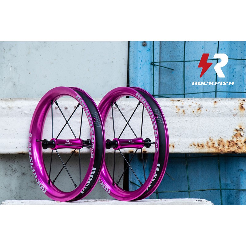 ROCKFISH Carbon Wheel FT-EVO ピンク Rockfish FT-25 12inch Carbon Fiber Wheelset