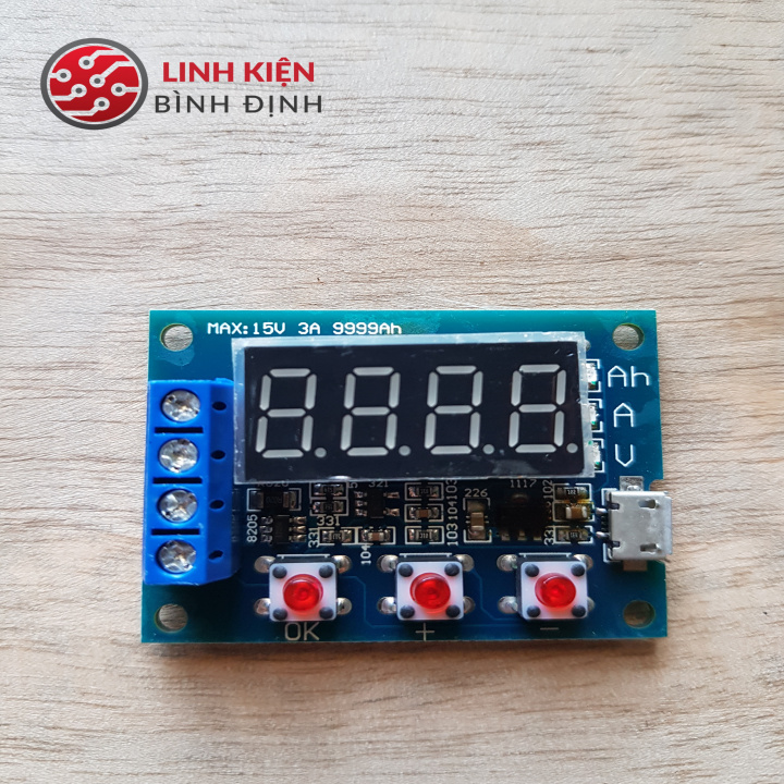 Mạch kiểm tra dung lượng pin lithium