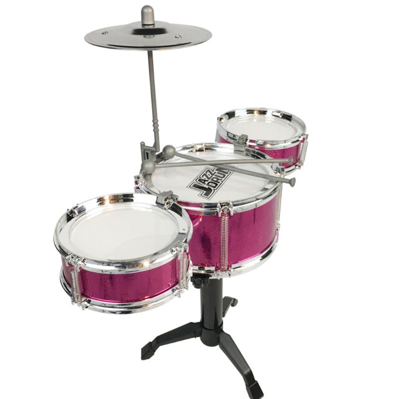 【Hottest Trends】Kids Jazz Drum Set Musical Educational Instrument Mini Band Play Toy with Sticks GXMB. 