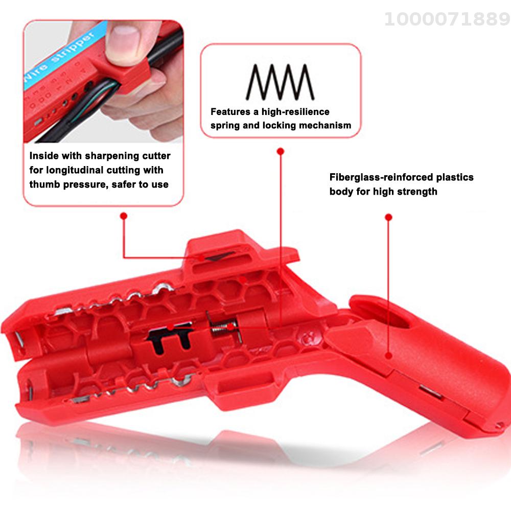 Wire Stripper Cable Crimper Pliers Crimping Tool Cable Stripping Wire Cutter Multi Tools Cut Line Multifunctional Hand Tools