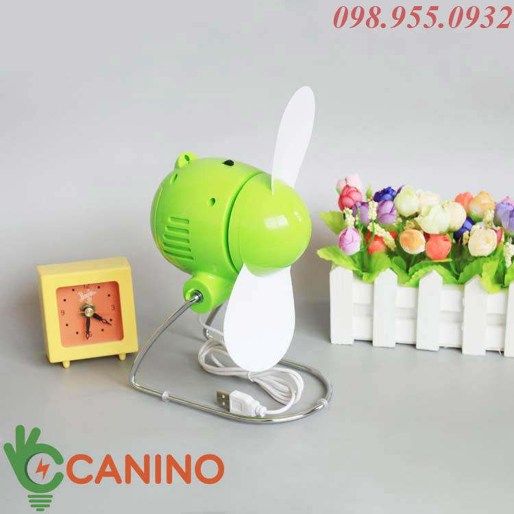 Quạt con cóc mini cắm cổng USB 5V Canino