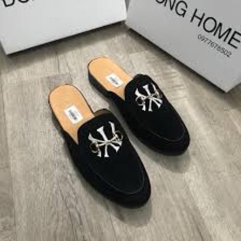 Giày sục da nỉ sục NY Nam Nữ
