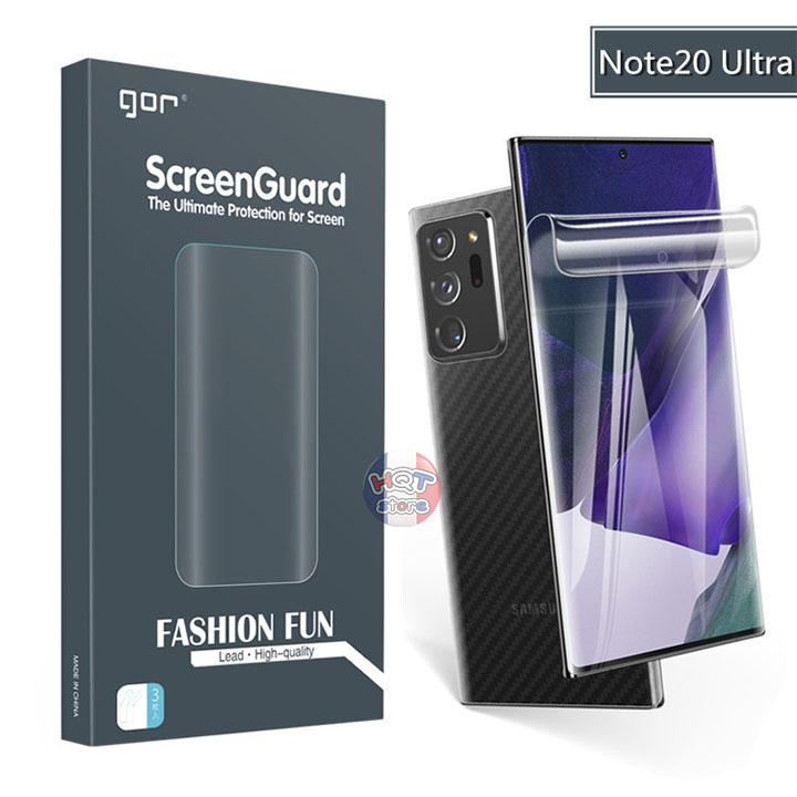 Miếng dán cường lực dẻo full màn hình Gor 6H cho Note 20 Ultra
