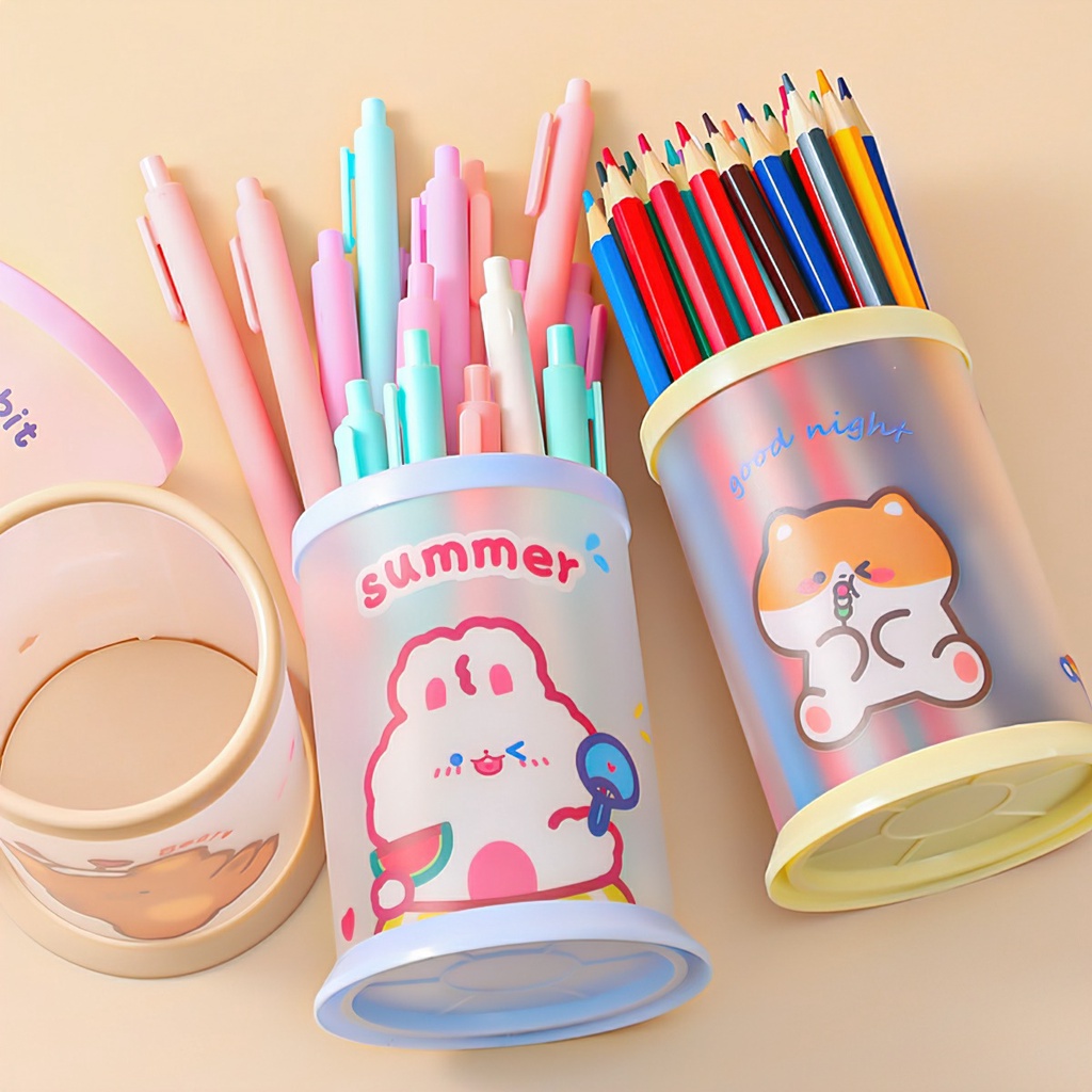 Hộp đựng bút cao cấp để bàn nhiều sắc màu gấp gọn -Lumbley