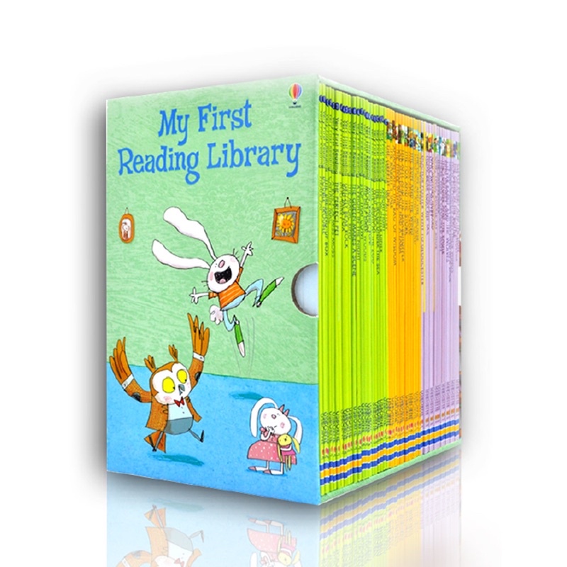 Bộ quà usborne my first reading library- usborne xanh - usborne đỏ - usborne vàng - usborne tím