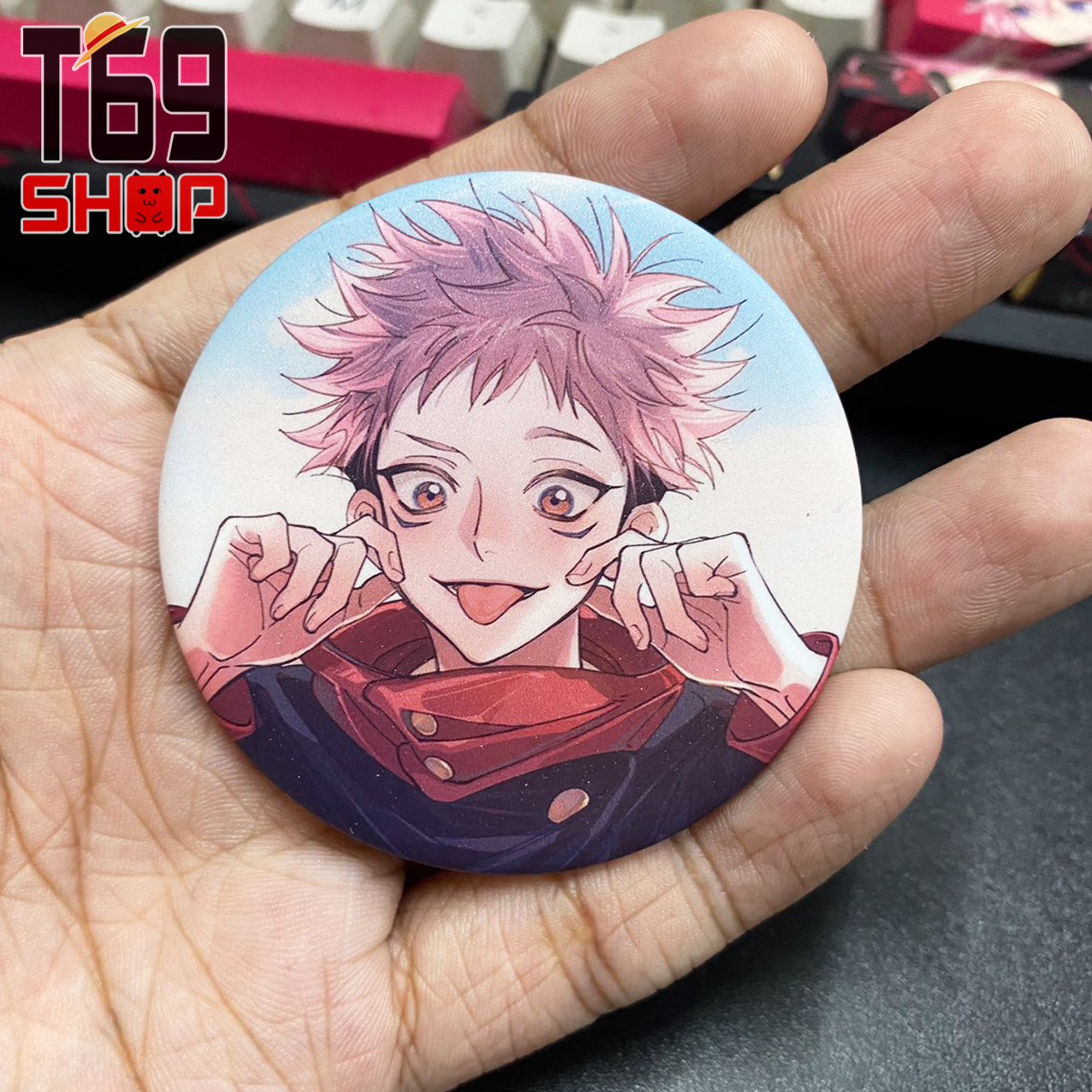 [8 mẫu] Huy hiệu anime Jujutsu Kaisen (Size 5.8cm) [T69 Shop]
