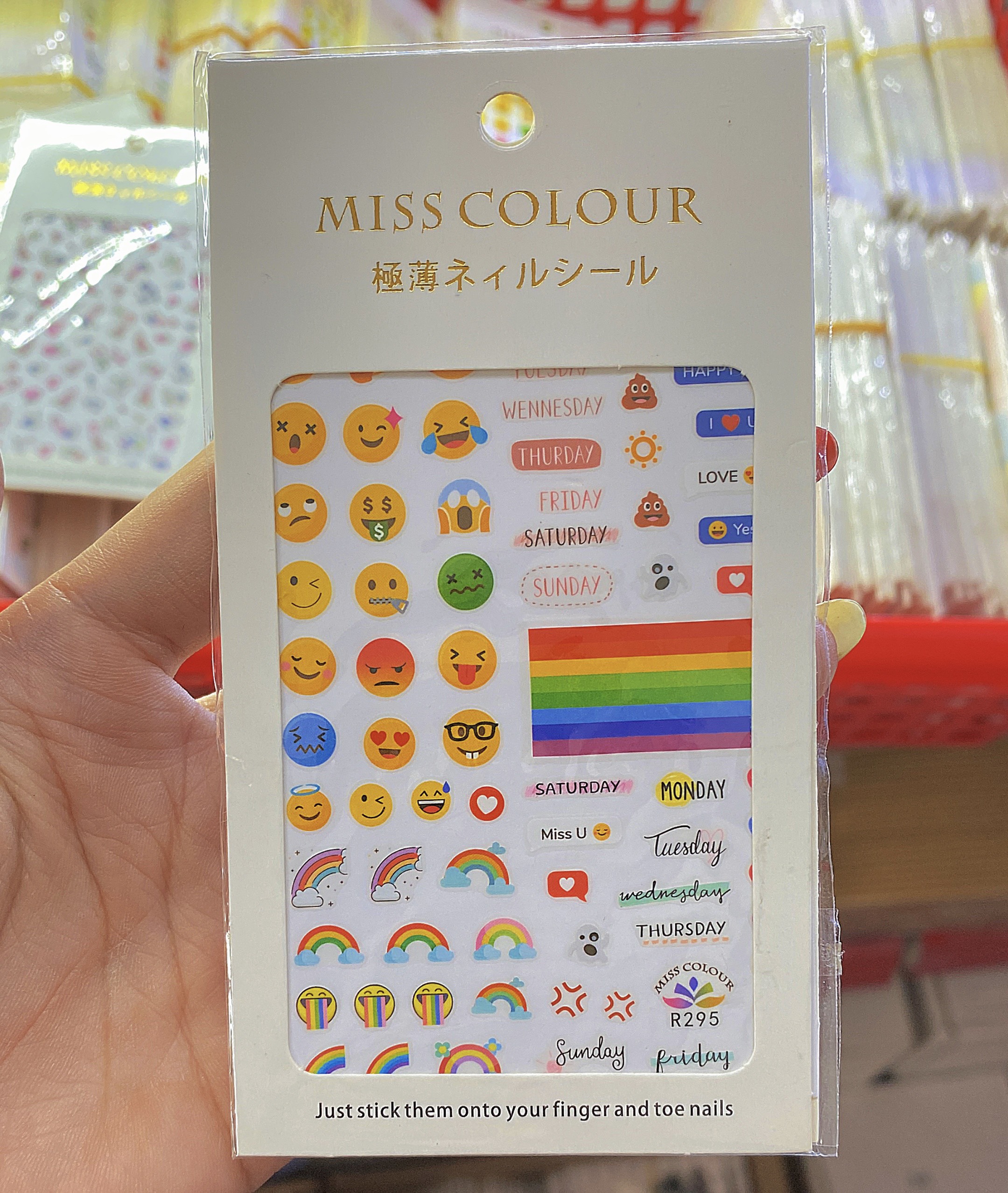 Hình dán Sticker trang trí móng tay - Mini Nails