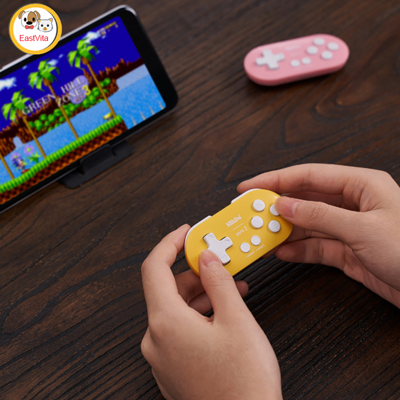 8bitdo Zero 2 Wireless Bluetooth-compatible Gamepad Mini Handle Game Controller Mobile Computer Painting Ns Game Joystick