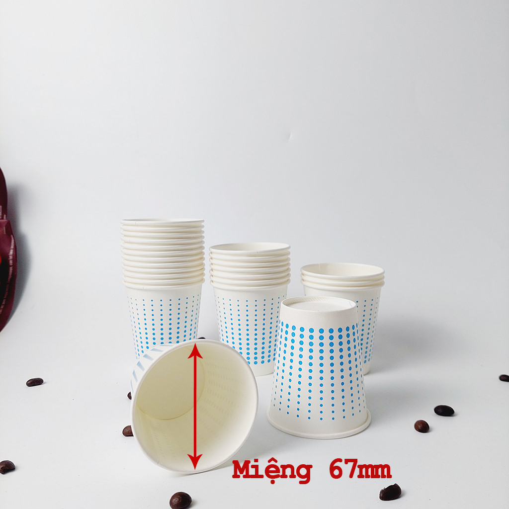 50 Cốc giấy cupcake 150ml - 5oz ly giấy NHẬP KHẨU HÀN QUỐC