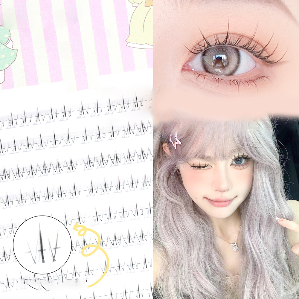 sanhe Segmented Small Flame Natural False Eyelashes Cute Comic Costume