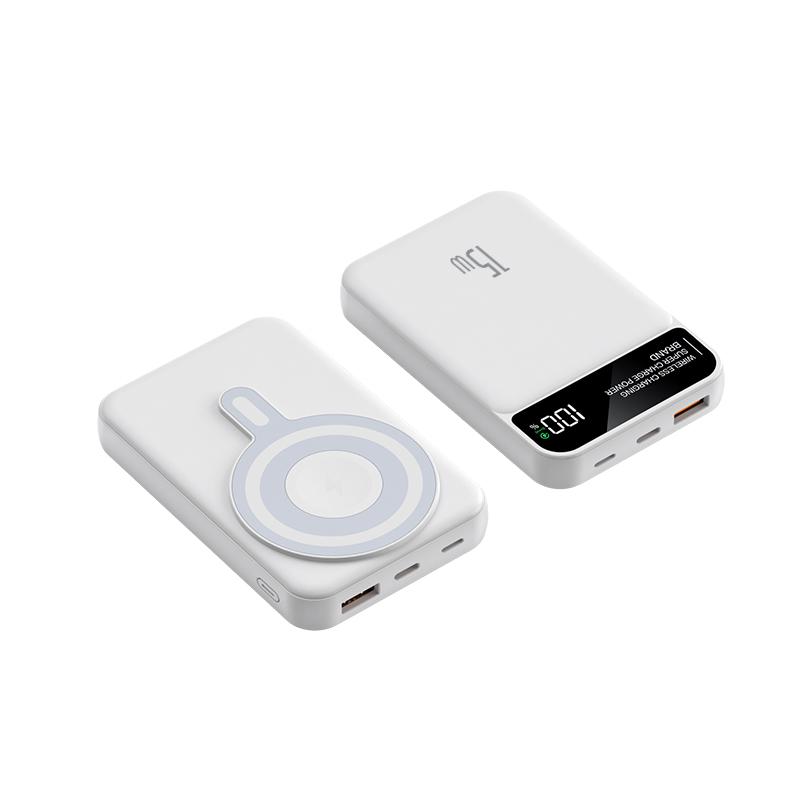 2024 new qi sạc kho báu từ sạc không dây mini sạc kho báu sạc nhanh 15w cho iphone 14 13 12 10000mah