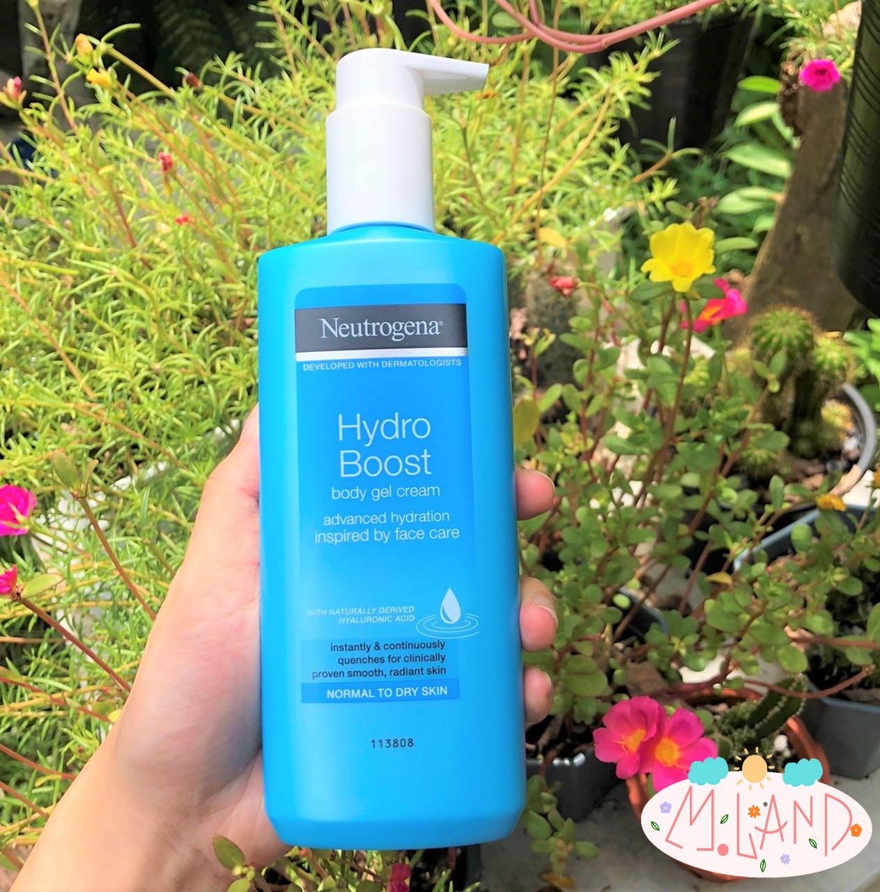 [นำเข้าจาก Uk] Neutrogena Hydro Boost Body Gel Cream With Hyaluronic