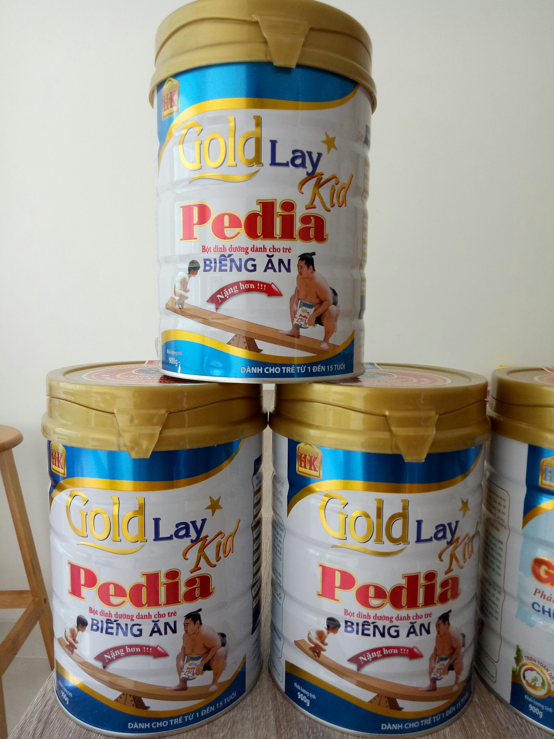 Sữa biếng ăn Goldlay Pedia Kid 900g tăng cân dành cho trẻ biếng ăn, chậm lớn