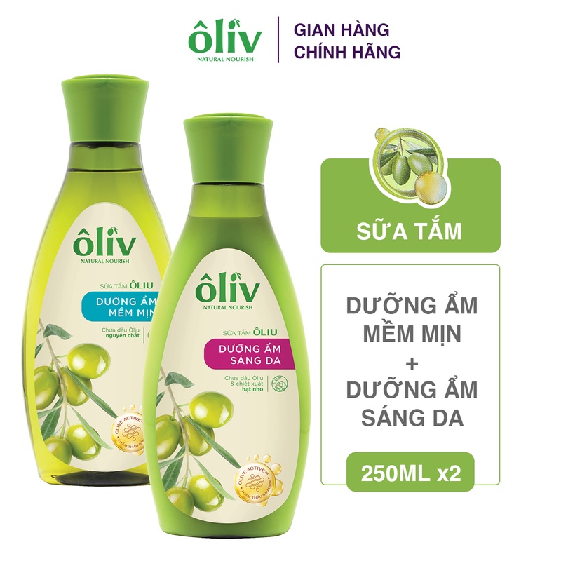 Sữa Tắm Ôliv Sáng Da và Mềm Mịn Ôliv 250ml