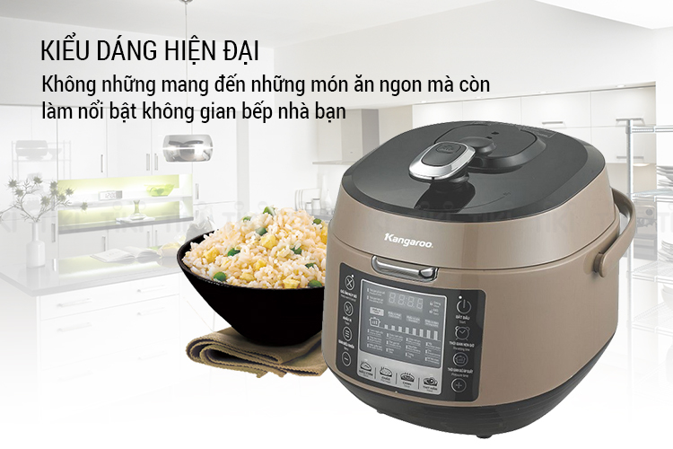 Nồi áp suất điện tử 5L Kangaroo KG5P5